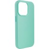 Кожаный чехол Leather Case (AA Plus) with Magnetic Fit для Apple iPhone 13 Pro Max (6.7") Ice