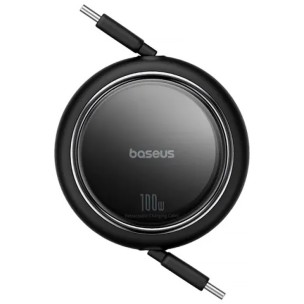 Дата кабель Baseus Free2Draw Mini Retractable Type-C to Type-C 100W (1m) (P10364500) Cluster Black