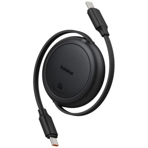 Дата кабель Baseus Free2Pull Mini Retractable Type-C to Type-C 60W (1m) (P10364500) Cluster Black