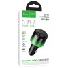 АЗП Hoco Z69A Vivido PD37W+QC3.0 (1USB-A/2C) Black