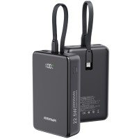 Портативний ЗП Power Bank Amaya F230C PD22.5W with cable 20000 mAh Black Портативний ЗП Power Bank Amaya F230C PD22.5W with cable 20000 mAh Black