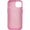 Кожаный чехол Leather Case (AA Plus) with Magnetic Fit для Apple iPhone 12 Pro Max (6.7") Pollen