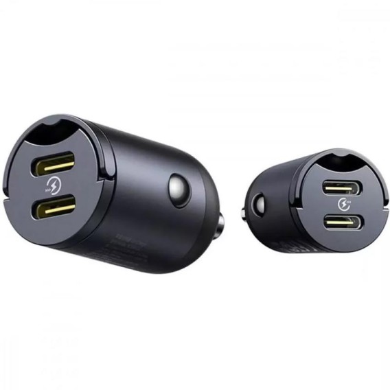 АЗП Baseus Tiny Star Mini 30W (2USB-C) (C00035001121) Black АЗП Baseus Tiny Star Mini 30W (2USB-C) (C00035001121) Black