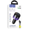 АЗП Hoco Z69B Vivido PD57W+QC3.0 (1USB-A/2C) + кабель Type-C to Type-C Black