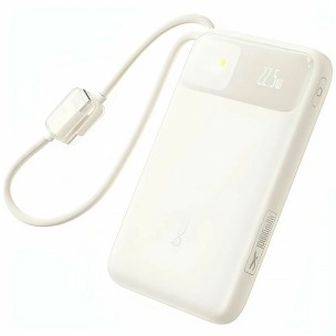 Портативний ЗП Power Bank Baseus EnerFill FC11 PD22.5W with cable 10000 mAh (2USB-C) (E0027R) Biege