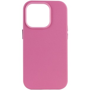 Кожаный чехол Leather Case (AA Plus) with Magnetic Fit для Apple iPhone 13 Pro (6.1") Pollen
