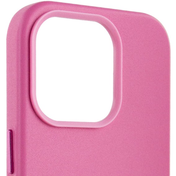 Шкіряний чохол Leather Case (AA Plus) with Magnetic Fit для Apple iPhone 13 Pro (6.1") Pollen