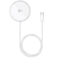 БЗП Baseus Simple Mini4 Air Magnetic Qi2 15W (P102782) Frost Silver БЗП Baseus Simple Mini4 Air Magnetic Qi2 15W (P102782) Frost Silver