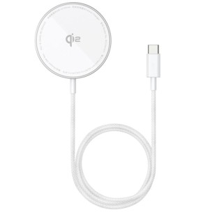БЗП Baseus Simple Mini4 Air Magnetic Qi2 15W (P102782) Frost Silver БЗП Baseus Simple Mini4 Air Magnetic Qi2 15W (P102782) Frost Silver