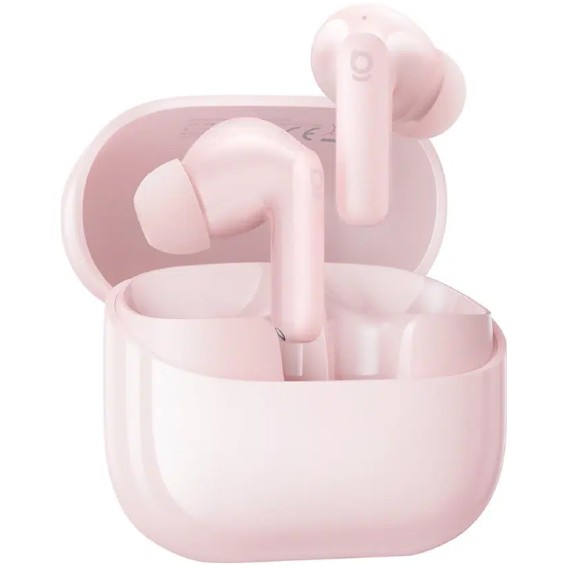 Бездротові TWS навушники Baseus Bass BP1 ANC+ENC (App) (A00107) Baby Pink Бездротові TWS навушники Baseus Bass BP1 ANC+ENC (App) (A00107) Baby Pink