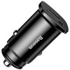 АЗП Baseus Square Metal PD 3.0 QC 4.0+ 30W USB + Type-C (CCALL-AS) Чорний
