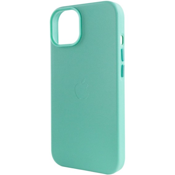 Шкіряний чохол Leather Case (AA Plus) with Magnetic Fit для Apple iPhone 13 (6.1") Ice Шкіряний чохол Leather Case (AA Plus) with Magnetic Fit для Apple iPhone 13 (6.1") Ice