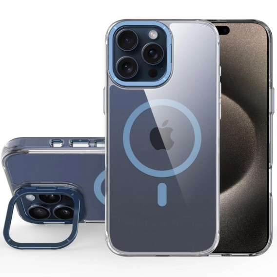 Чохол TPU Space Case Apex with Magnetic Fit для Apple iPhone 15 Pro Max (6.7") Navy Blue