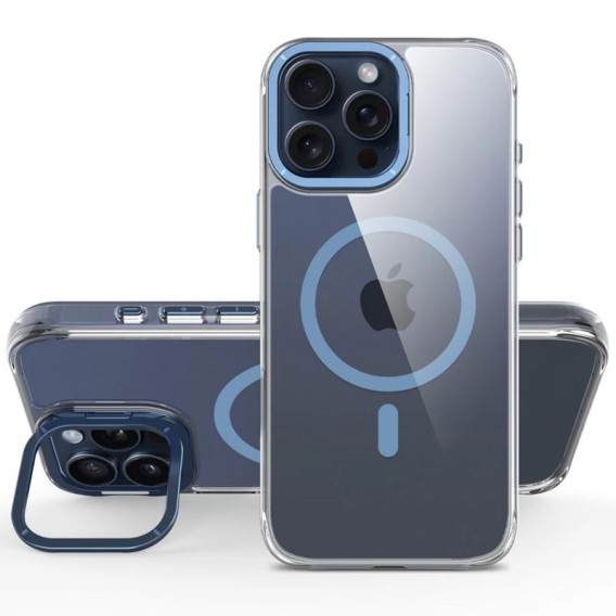 Чохол TPU Space Case Apex with Magnetic Fit для Apple iPhone 15 Pro Max (6.7") Navy Blue Чохол TPU Space Case Apex with Magnetic Fit для Apple iPhone 15 Pro Max (6.7") Navy Blue
