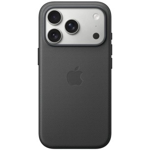 Чохол тканинний Textile (AAA) NEW with Magnetic Fit and Animation для Apple iPhone 17 Pro (6.3") Black