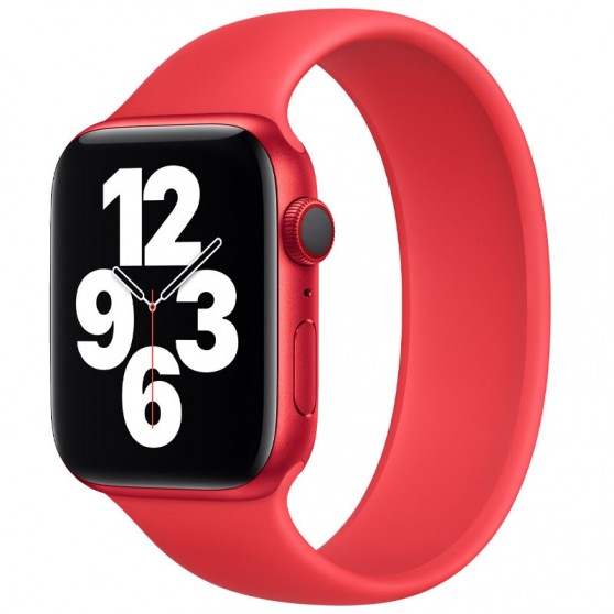 Ремешок Solo Loop для Apple Watch 42(ser.1-3)/44/45/46/49mm 163mm (7) Красный / Red
