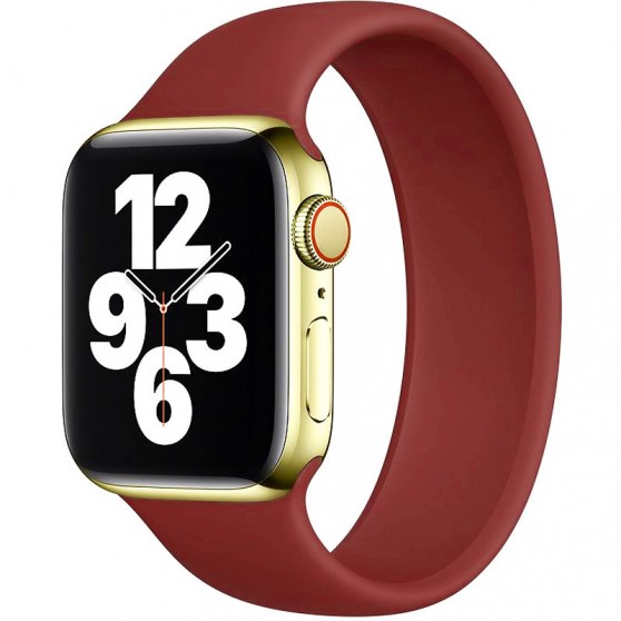 Ремешок Solo Loop для Apple Watch 38/40/41/42mm(ser.10) 177mm (9) Красный / Dark Red