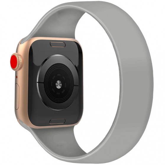 Ремешок Solo Loop для Apple Watch 38/40/41/42mm(ser.10) 170mm (8) Серый / Mist Blue