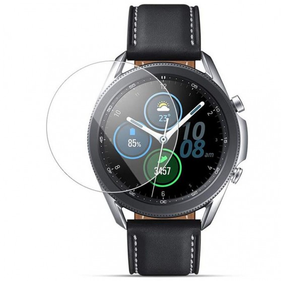 Полимерная пленка 3D (full glue) (тех.пак) для Samsung Galaxy Watch 3 41mm Прозрачный