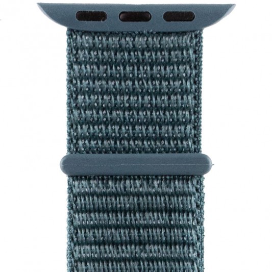 Ремінець Nylon для Apple Watch 38/40/41/42mm(ser.10) Зелений / Pine green - зображення 5 