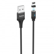 Магнітний кабель для Iphone Hoco U76 "Fresh magnetic" Lightning (1.2m) (Чорний)