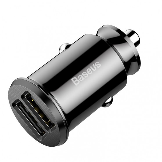 АЗУ Baseus Grain 3.1A (2USB-A) (CCALL-ML) Черный